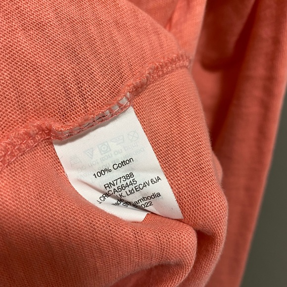 J. Crew Boatneck Long Sleeve Top Pink - Picture 7 of 7